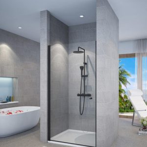 מקלחון חזית פרזול שחור