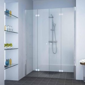 מקלחון חזית הרמוניקה 2 דלתות מתקפלות